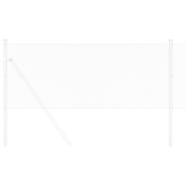 vidaXL Hexagon&aacute;ln&iacute; oplocen&iacute; Stř&iacute;brn&aacute; 0,8 x 25 m Pozinkovan&aacute; ocel