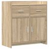 vidaXL Serv&iacute;rovac&iacute; skř&iacute;ň Dub sonoma 75 x 36 x 80 cm Kompozitn&iacute; dřevo