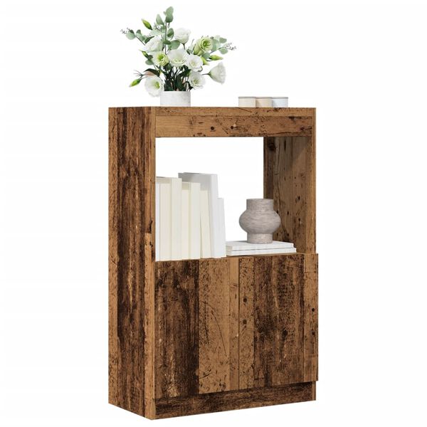 vidaXL Skř&iacute;ň highboard old wood 63 x 33 x 100 cm kompozitn&iacute; dřevo
