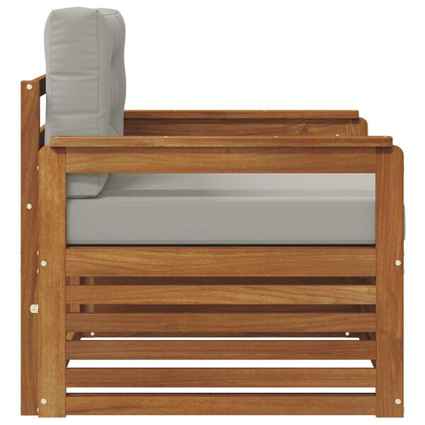 vidaXL Venkovn&iacute; pohovkov&aacute; souprava Masivn&iacute; ak&aacute;ciov&eacute; dřevo a polyester