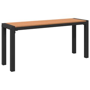 vidaXL Zahradn&iacute; lavice Hněd&aacute; 100 x 28 x 45cm Ocel