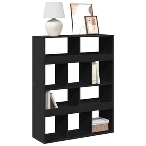 vidaXL Knihovna čern&aacute; 100 x 33 x 125,5 cm kompozitn&iacute; dřevo