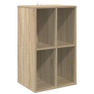 vidaXL Skř&iacute;ň na gramofonov&eacute; desky Dub sonoma 44,5 x 36,5 x 74,5 cm
