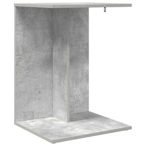 vidaXL Bočn&iacute; stůl Betonově &scaron;ed&aacute; 45 x 40 x 62,5 cm Kompozitn&iacute; dřevo