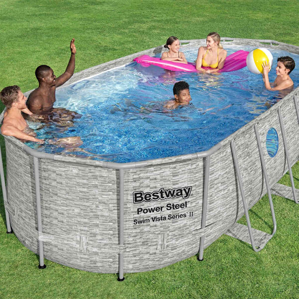 Bestway Baz&eacute;nov&aacute; sada Power Steel Swim Vista Series 549 x 274 x 122 cm