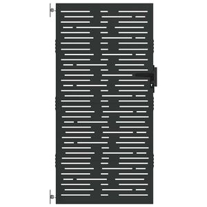 vidaXL Zahradn&iacute; br&aacute;na 85 x 175 cm Pr&aacute;&scaron;kově lakovan&aacute; ocel Zamykateln&eacute;