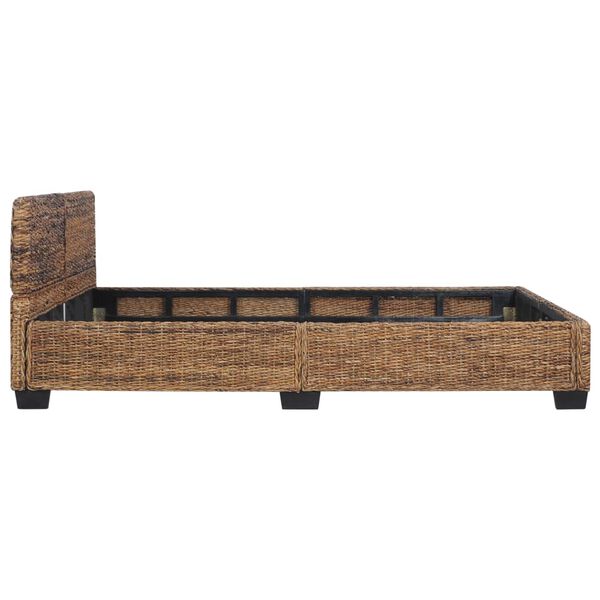 vidaXL R&aacute;m postele př&iacute;rodn&iacute; ratan 140 x 200 cm