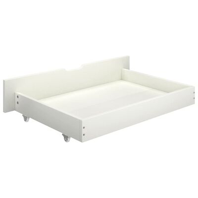 vidaXL Rám postele se 2 zásuvkami bílý masivní borovice 160 x 200 cm