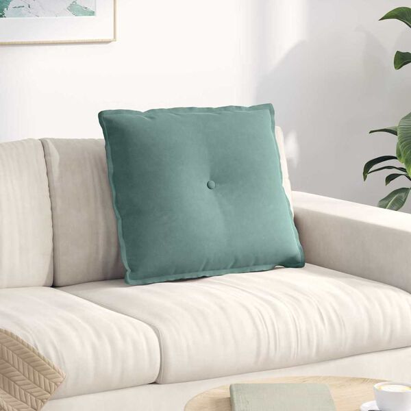 vidaXL Pol&scaron;t&aacute;ř na z&aacute;da Mořsk&aacute; zelen&aacute; 60 x 50 cm Žebrovan&aacute; l&aacute;tka