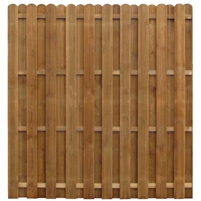 vidaXL Protipohledový plotový panel impregnovaná borovice 170 x 170 cm