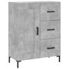 vidaXL Skříň highboard betonově šedá 69,5x34x180 cm kompozitní dřevo