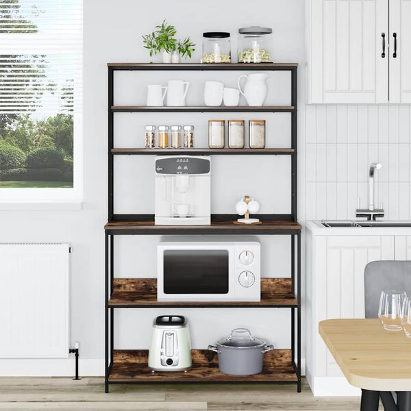 vidaXL Kuchyňsk&aacute; polička Kouřov&yacute; dub 100 x 40 x 168 cm