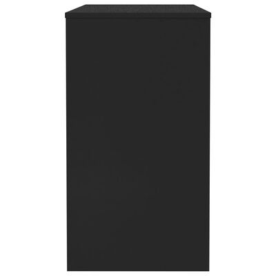 vidaXL Psací stůl černý 90 x 40 x 72 cm kompozitní dřevo