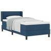 vidaXL Postel s boxspringem s pol&scaron;t&aacute;řem Modr&aacute; 200 x 90 cm textil