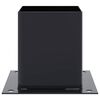 vidaXL Podstavce pod sloupky čtvercov&eacute; 12 ks Antracit 101x101 mm