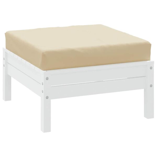 vidaXL Podu&scaron;ka na palety b&eacute;žov&aacute; 60 x 60 x 8 cm oxfordsk&aacute; l&aacute;tka