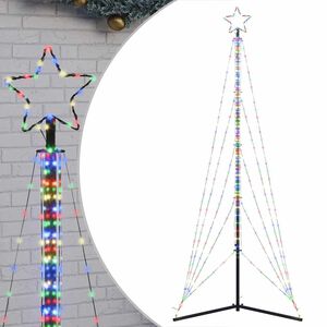 vidaXL LED v&aacute;nočn&iacute; stromek 525 barevn&yacute;ch LED diod 302 cm