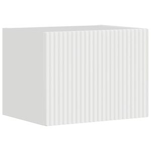 vidaXL TV wall cabinet Leskl&aacute; B&iacute;l&aacute; 39 x 31 x 29,5 cm kompozitn&iacute; dřevo