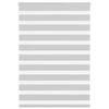 vidaXL Zebra roleta světle &scaron;ed&aacute; 100x150cm &scaron;&iacute;řka l&aacute;tky 95,9cm polyester