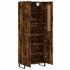 vidaXL Skř&iacute;ň highboard kouřov&yacute; dub 69,5 x 34 x 180 cm kompozitn&iacute; dřevo