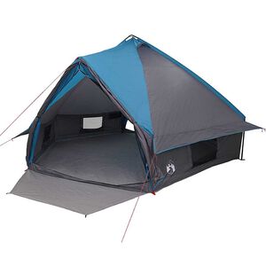 vidaXL Teepee stan pro 10 osob 10 osoba Modr&yacute; a &scaron;ed&yacute;