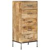 vidaXL Komoda se z&aacute;suvkami 45 x 35 x 106 cm masivn&iacute; mangovn&iacute;kov&eacute; dřevo