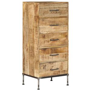 vidaXL Komoda se z&aacute;suvkami 45 x 35 x 106 cm masivn&iacute; mangovn&iacute;kov&eacute; dřevo