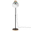 vidaXL Stojac&iacute; lampa 25 W modr&aacute; patina 30 x 30 x 100&ndash;150 cm E27