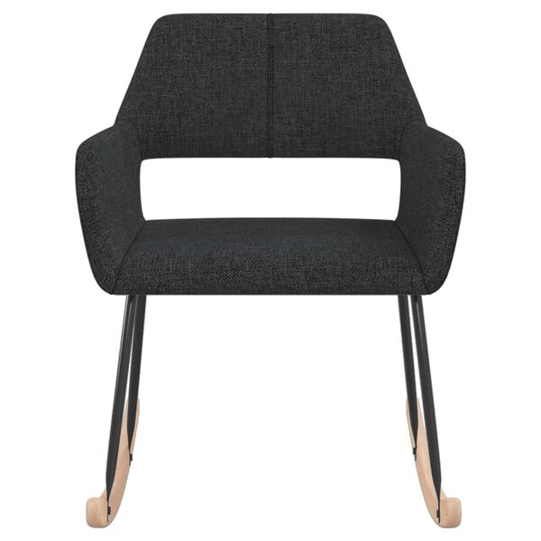 vidaXL Houpac&iacute; křeslo čern&eacute; textil