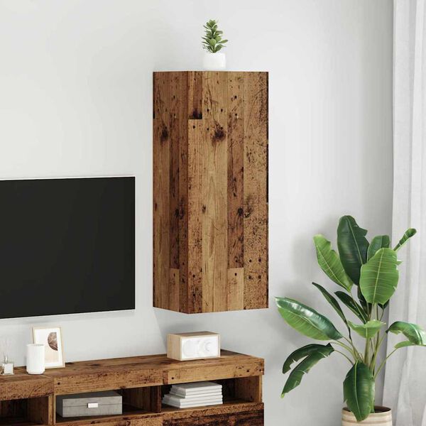vidaXL TV wall cabinet Star&eacute; dřevo 40,5 x 30 x 102 cm kompozitn&iacute; dřevo