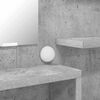 vidaXL Toaletn&iacute; stolky do ložnice Betonově &scaron;ed&aacute; 80 x 39,6 x 135 cm