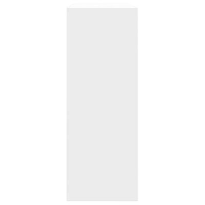 vidaXL Botník bílý 60 x 21 x 57 cm kompozitní dřevo