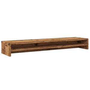 vidaXL Stojan na monitor old wood 100 x 24 x 13 cm kompozitn&iacute; dřevo