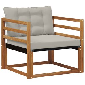 vidaXL Venkovn&iacute; pohovkov&aacute; souprava Masivn&iacute; ak&aacute;ciov&eacute; dřevo a Textilene