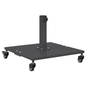 vidaXL Z&aacute;kladna pro slunečn&iacute;k Tmavě &scaron;ed&aacute; 45 x 45 x 31,5 cm