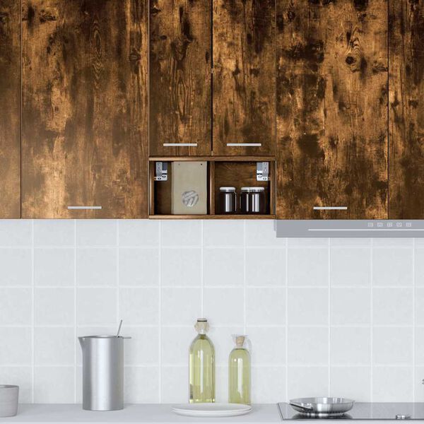 vidaXL Z&aacute;věsn&aacute; skř&iacute;ňka Kouřov&yacute; dub 20 x 29,5 x 40 cm kompozitn&iacute; dřevo