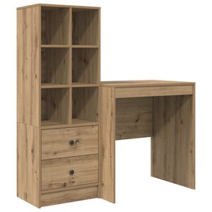 vidaXL Stůl Artisanov&yacute; dub 115,5 x 50 x 127 cm 2 ks