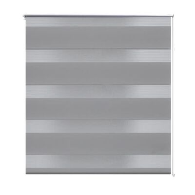 Roleta den a noc / Zebra / Twinroll 60x120 cm šedá