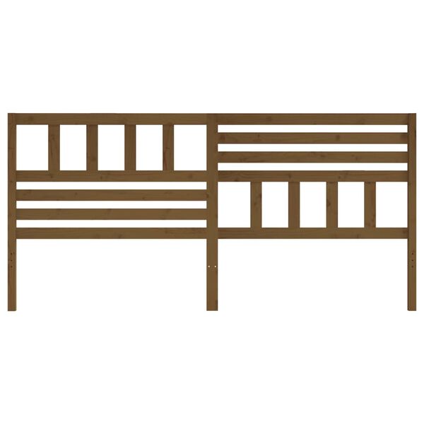 vidaXL Čelo postele medově hněd&eacute; 186 x 4 x 100 cm masivn&iacute; borovice
