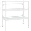 vidaXL Koupelnov&yacute; reg&aacute;l pod umyvadlo b&iacute;l&yacute; 79 x 38 x 83 cm železo