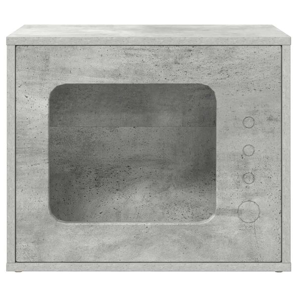 vidaXL Kočič&iacute; dům Beton 51 x 30 x 42,5 cm kompozitn&iacute; dřevo