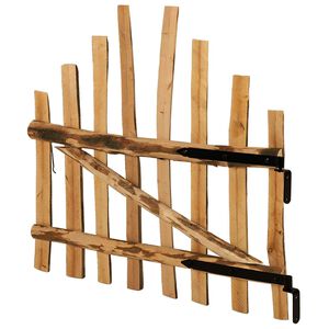 vidaXL Obloukov&aacute; br&aacute;na 100 x 90 cm Impregnovan&eacute; dřevo l&iacute;sky Hněd&aacute;