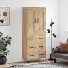 vidaXL Skř&iacute;ň highboard dub sonoma 69,5 x 34 x 180 cm kompozitn&iacute; dřevo