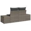 vidaXL Zahradní sofa Šedá 123 x 62 x 69cm polyratan