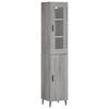 vidaXL Skř&iacute;ň highboard &scaron;ed&aacute; sonoma 34,5 x 34 x 180 cm kompozitn&iacute; dřevo