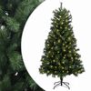 vidaXL Uměl&yacute; Skl&aacute;dac&iacute; V&aacute;nočn&iacute; Strom 150 cm 150 LED Tepl&aacute; b&iacute;l&aacute;