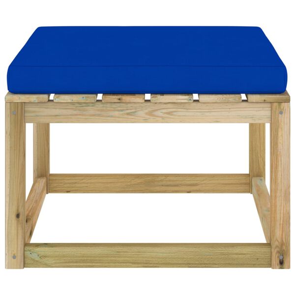 vidaXL Zahradn&iacute; podnožka s podu&scaron;kou zeleně impregnovan&aacute; borovice