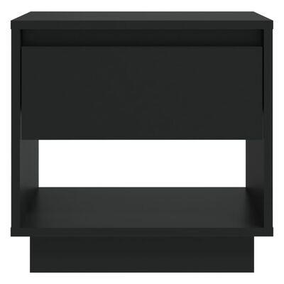 vidaXL Noční stolek černý 45 x 34 x 44 cm dřevotříska