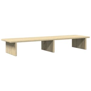 vidaXL Stojan na monitor dub sonoma 100 x 27 x 15 cm kompozitn&iacute; dřevo