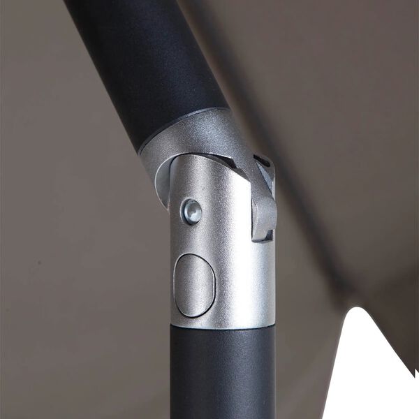 Madison Zahradní slunečník Flores Luxe 300 cm kulatý taupe